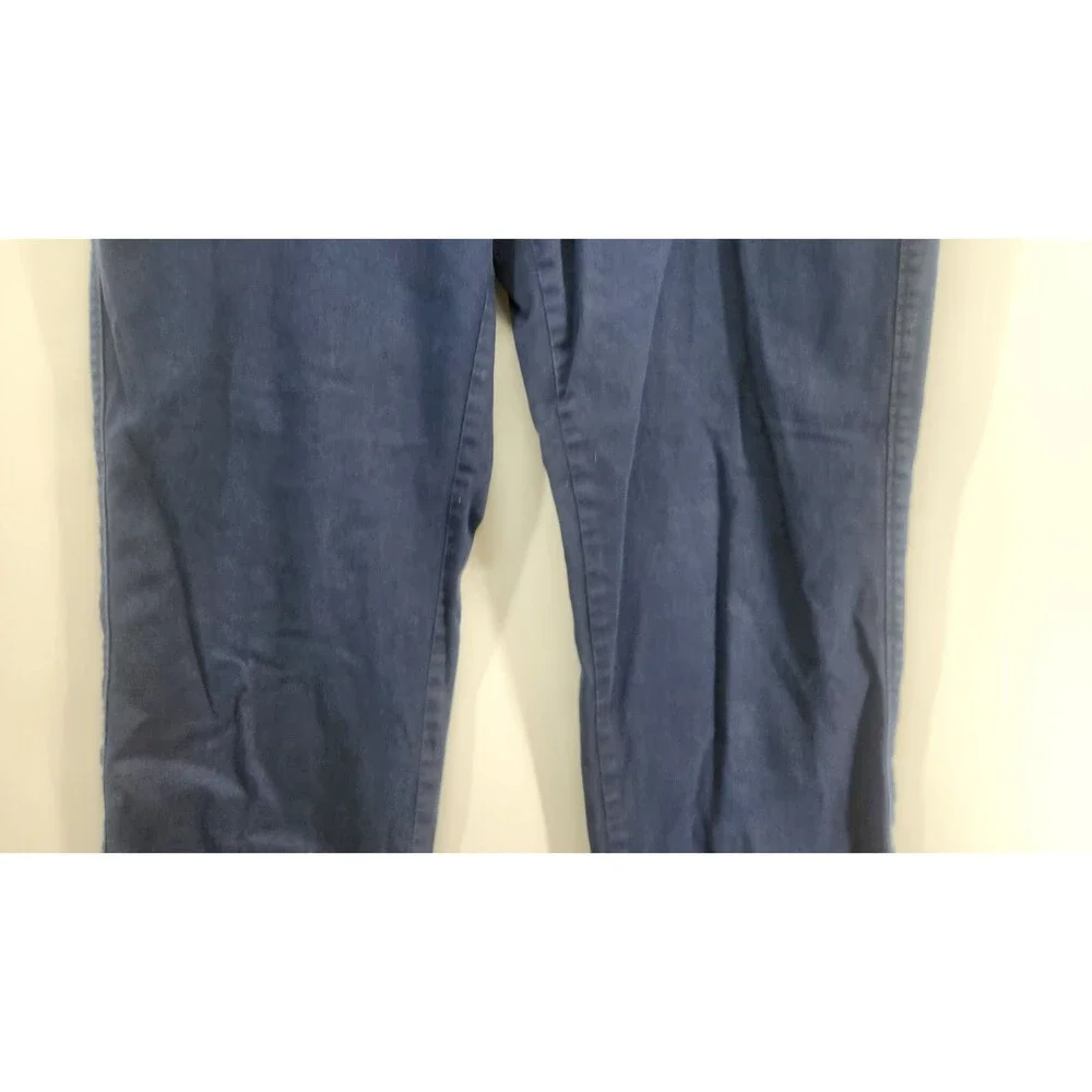 J.CREW Mens 34X30 Navy‎ Blue Flex Straight Chino Cotton Pants